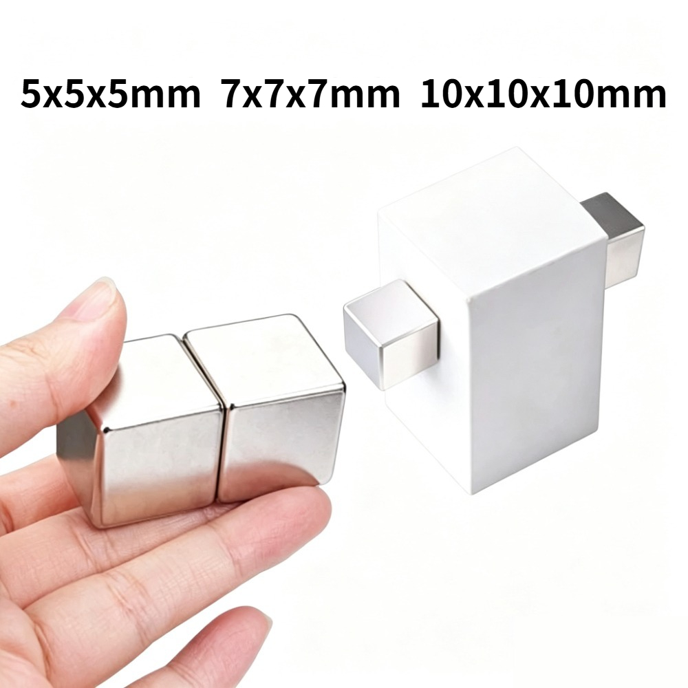 Home Improvement Outlet Stores - Klocki magnetyczne kwadratowe 5x5x5/7x7x7/10x10x10mm do ściany