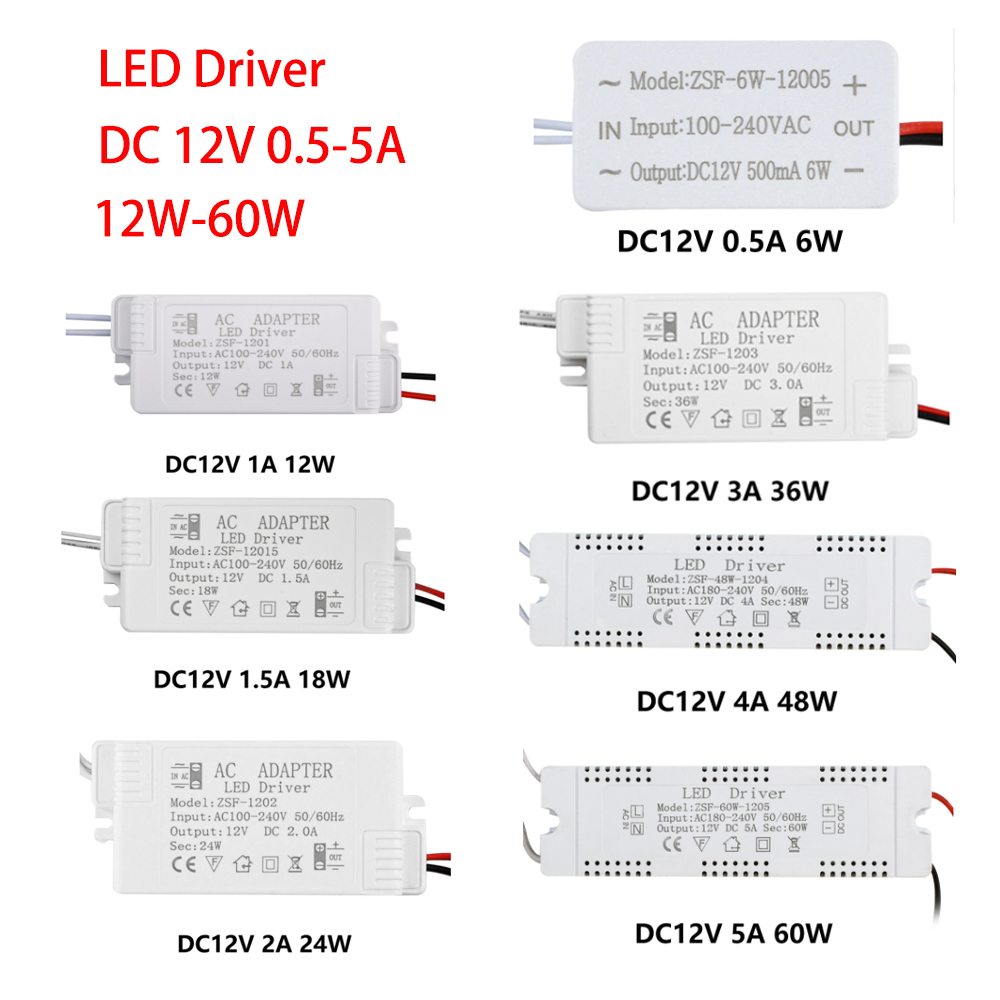 Home Improvement Loan - AC 100-240V do DC 12V Sterownik